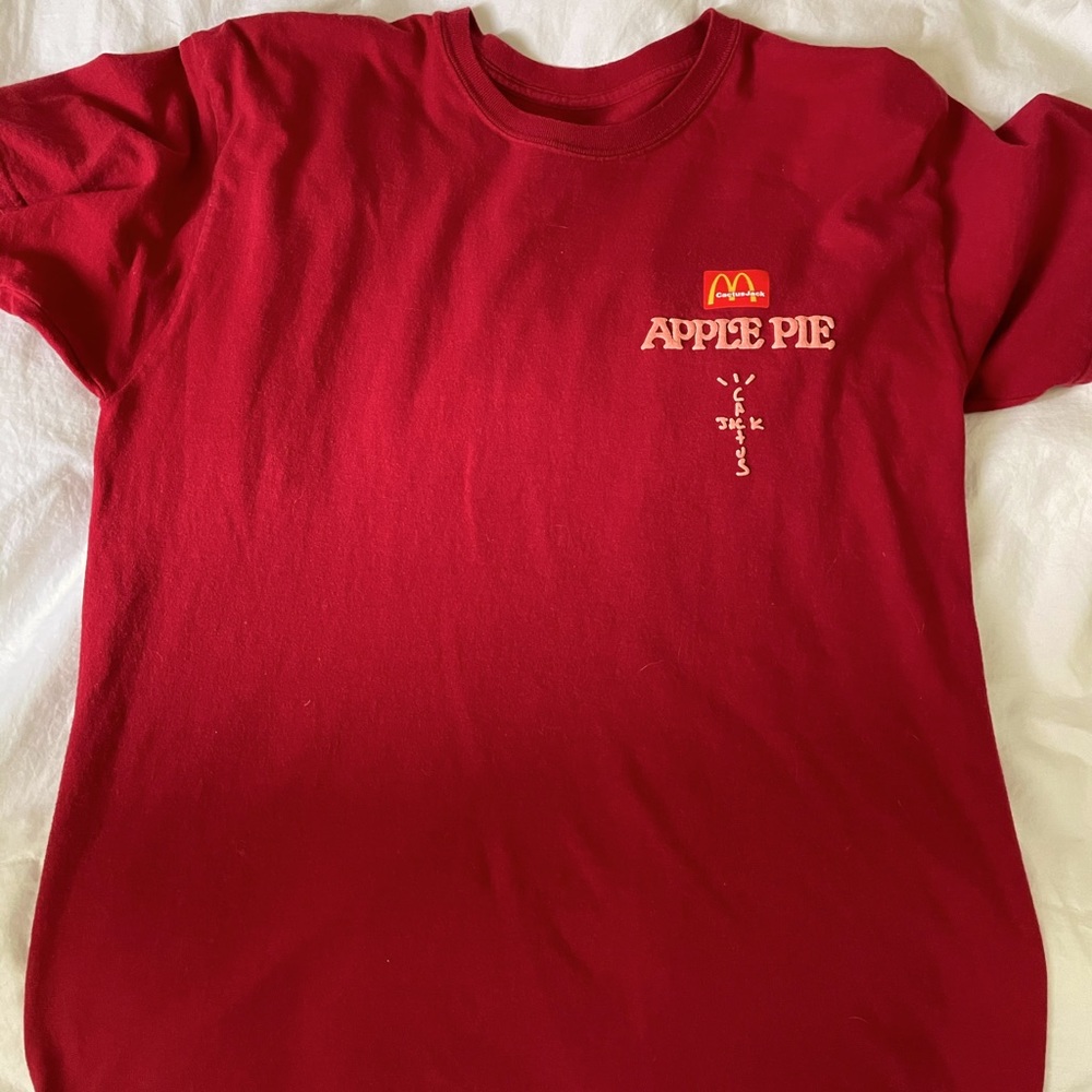 Travis Scott X McDonald’s Apple Pie Shirt